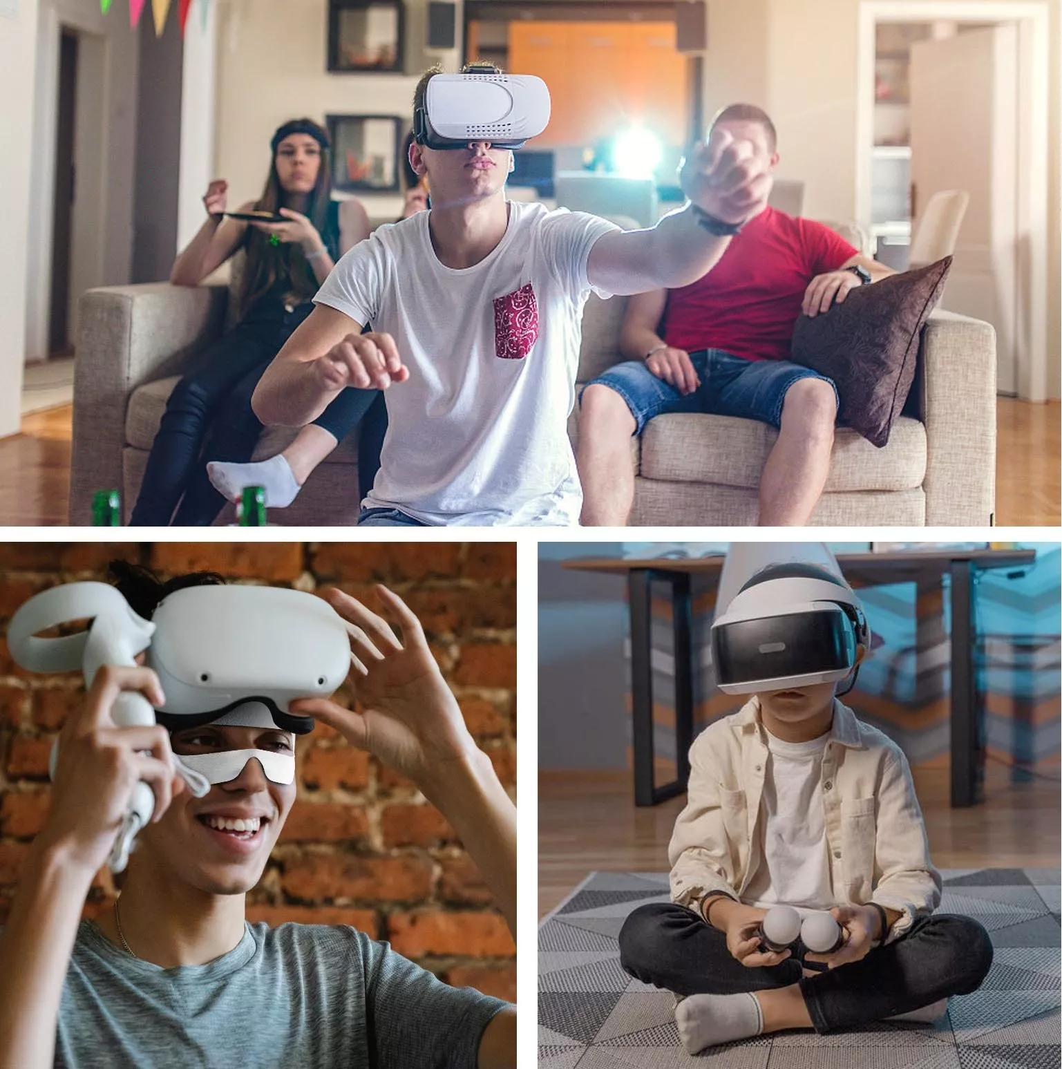 Комплект одноразовых накладок (100 штук) для Quest 2, Pico 4 и PSVR2